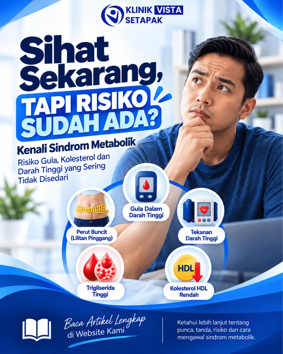 Apa Itu Sindrom Metabolik? Kenali Risiko Gula, Kolesterol dan Darah Tinggi